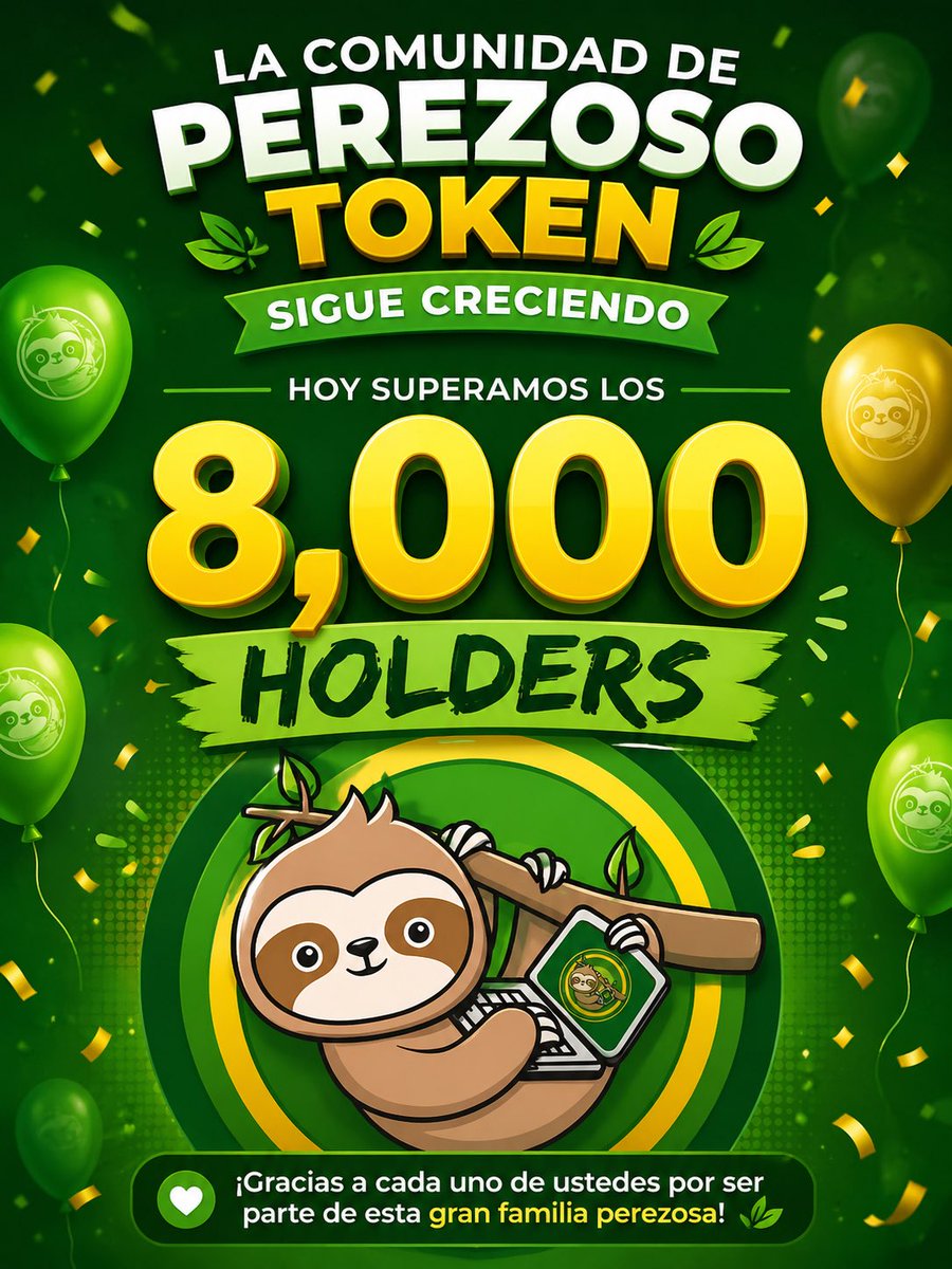 Perezosotoken's tweet photo. Perezoso Token sigue creciendo 📈

#Perezoso #Perezosotoken #Memecoin #Przs https://t.co/qpCfeqhsAH