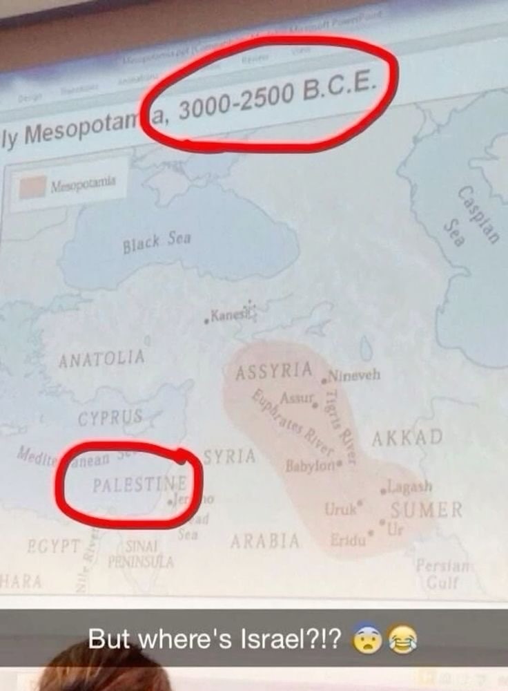 ZyklonBplus's tweet photo. @Rusia_HD Its been Palestine since 3000 BCE https://t.co/4QWQGfdVaE