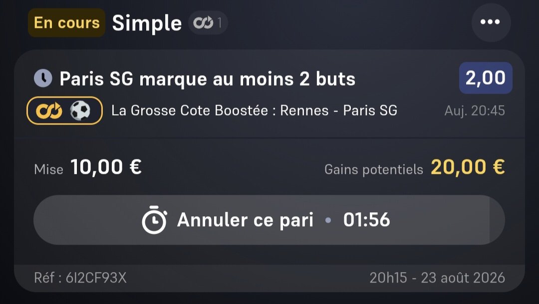 ValueBet3's tweet photo. BOOSTS WINAMAX ET BETCLIC DISPO ⚽️🎾🇨🇵🔥 ... https://t.co/HVuwStR3PH