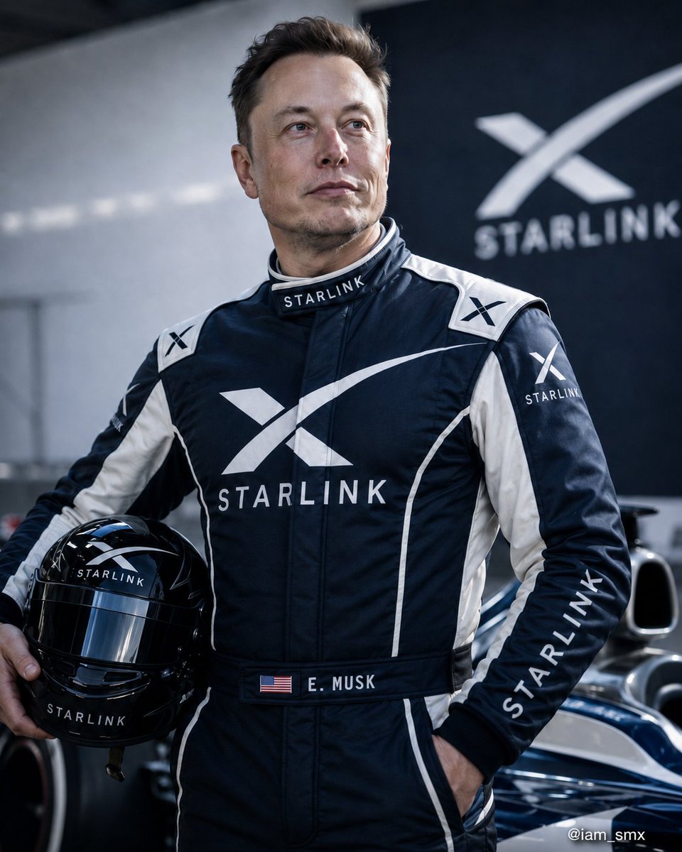 iam_smx's tweet photo. Elon Musk’s Starlink is an official sponsor of the Freedom 250 Grand Prix in Washington, D.C. 🇺🇸 https://t.co/ZHOFL83B01