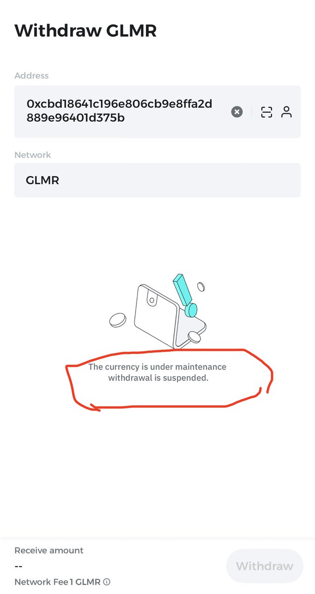 VickySaab6484's tweet photo. @MoonbeamNetwork I cannot even withdraw my GLMR tokens from @BitMartExchange need support pls @crypto @CNBC @BitcoinNews @BitcoinMagazine @cnnbrk @BitcoinArchive https://t.co/sS50zp1sTh