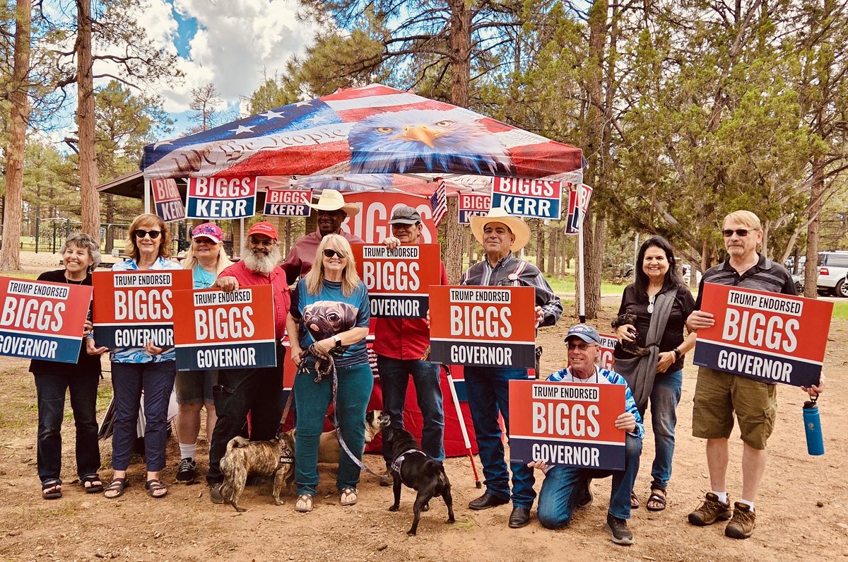 andybiggs4az's tweet photo. There’s only one side with excitement at the grassroots level.

Only one side organizing and getting our voters fired up for November.

That’s why we are going to WIN BIG in November! https://t.co/tqy7exRd6d