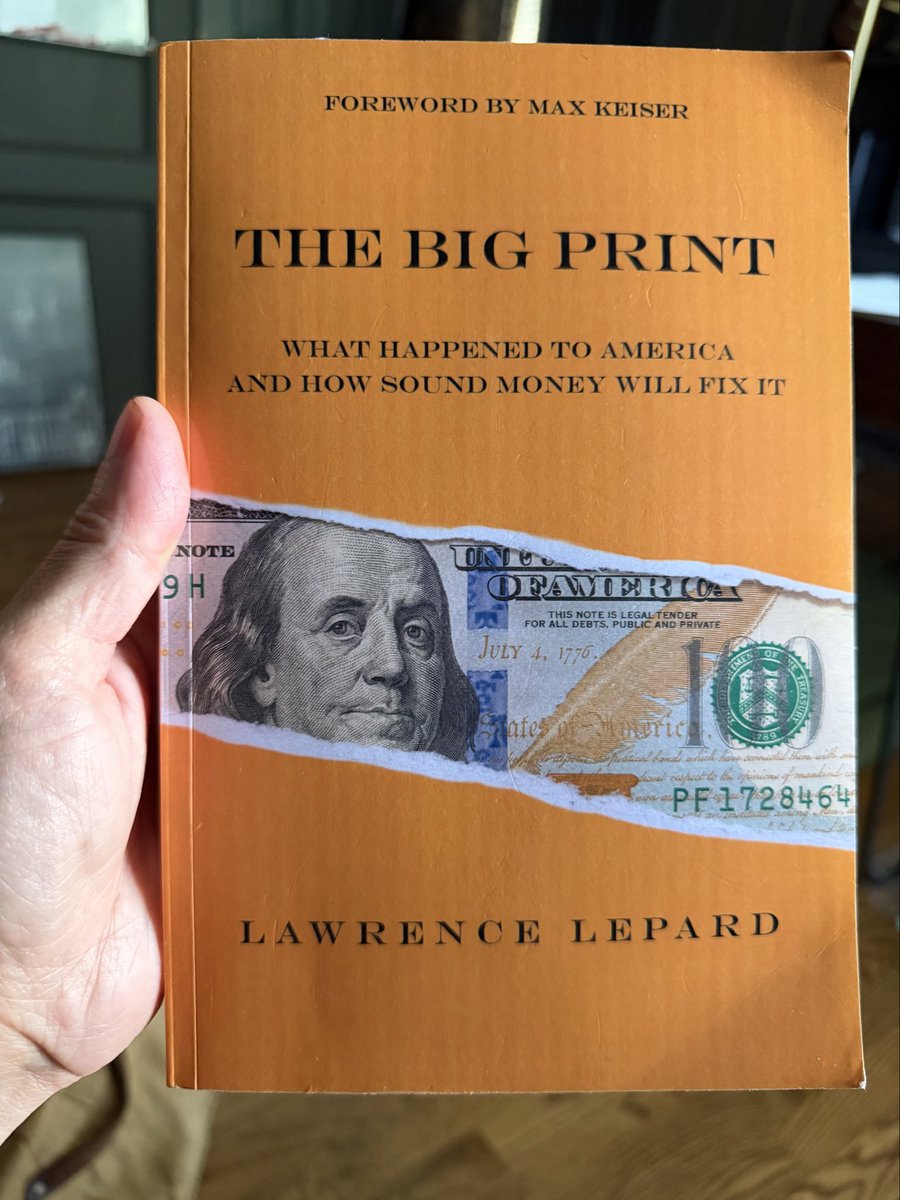 CDR_Salamander's tweet photo. Just finished this book. Very informative on US financial policy, where we are today, and where @LawrenceLepard thinks we are going - hint, it’s in the title. https://t.co/pWZxUc6dSa