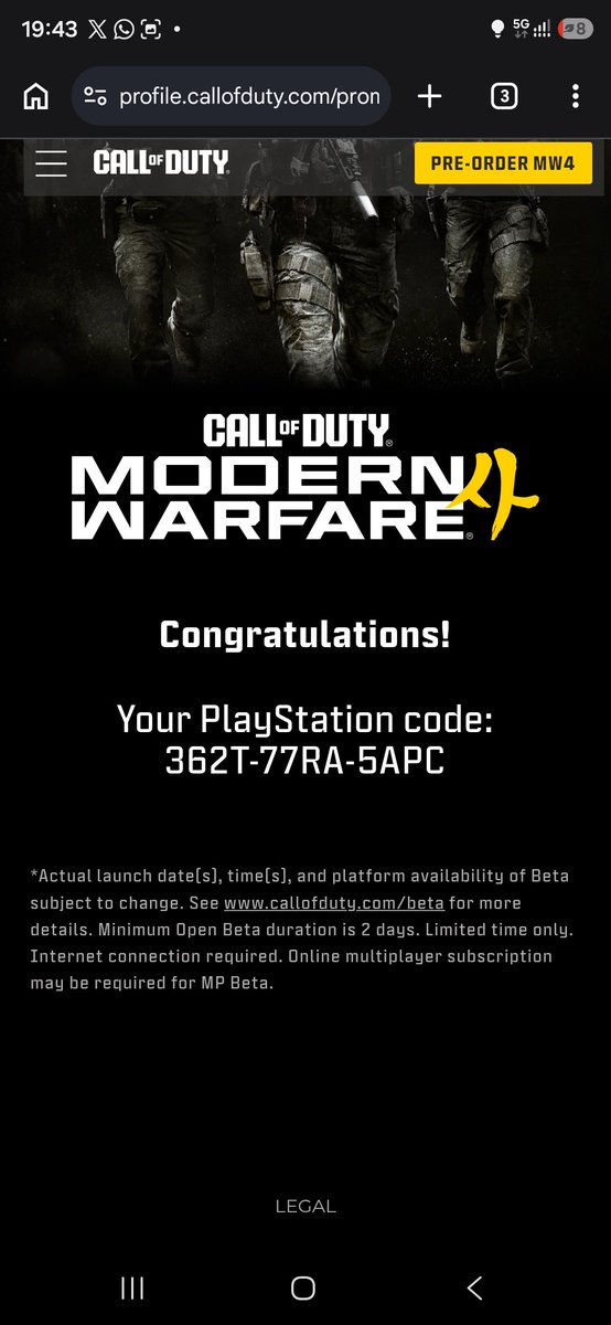 kisy_jones's tweet photo. @CallofDutyBR Valeuuuuu admm https://t.co/poZVqo27HK