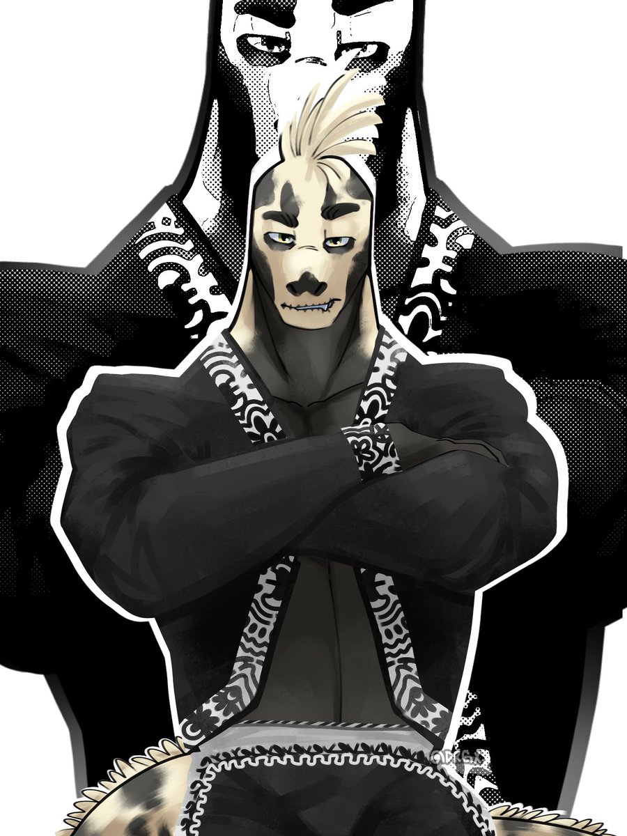 aNothingHoe_'s tweet photo. The great Luchador himself Mr Hermenegildo! Last #comms #furry #furryart @_krampusnacht_ https://t.co/qGSUOqOW1s