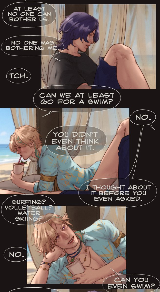 alaraki_core's tweet photo. Who's pulling Aventurine Waveflair?
New August story with #ratiorine for everyone who's on holiday and everyone who dreams of it 
part 1 https://t.co/SgXYmVPDUb
