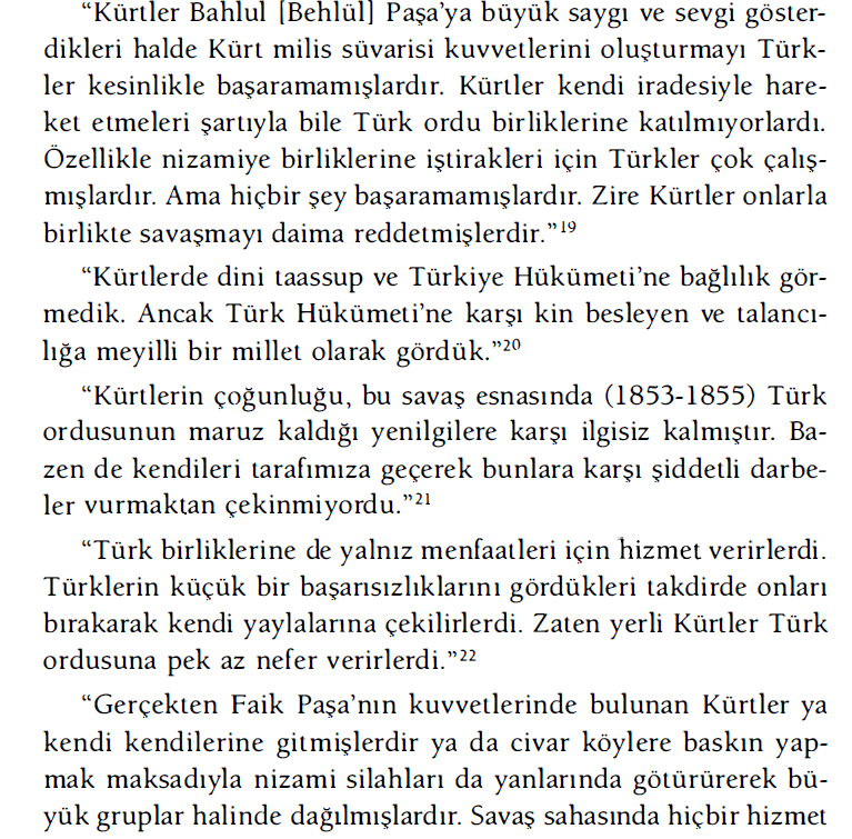 Chepetukh's tweet photo. Atatürk doğmadan 30 yıl önce kürtler:

-Kendi iradeleriyle hareket etmeleri şartıyla bile Türk ordusuna katılmıyorlar
-Türklere kin besliyorlar
-Türklere karşı Ruslarla beraber savaşıyorlar
-Türk birliklerinde düzensizce dağılıp köyleri yağmalıyorlar https://t.co/8iqJM0QwAd
