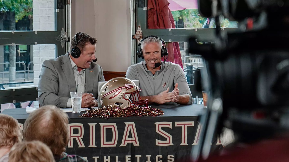 FSUFootball's tweet photo. Inside Seminole Football returns tomorrow night!

Watch live on the Seminoles Unconquered App, X and Facebook

Syndication info: https://t.co/1yM4FXEoQZ

#NoleFamily https://t.co/LbV1nCi7Oc