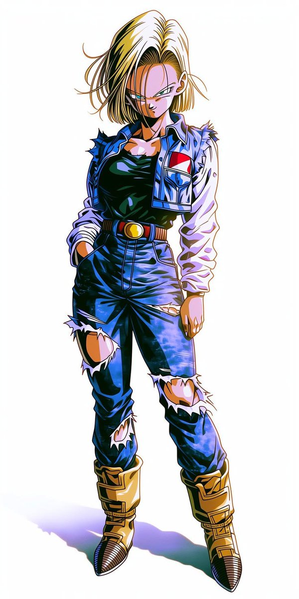 noobwallpaper's tweet photo. Android 18 https://t.co/5pr4J3elIw