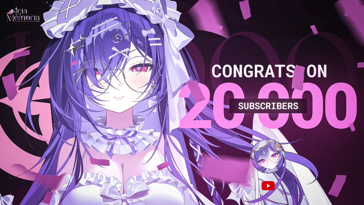 Variance_Pro's tweet photo. 🎉【20,000 Subscribers】🎉

Today is a special one! With new debuts coming soon, an Anniversary Live, and now our beloved Memory Keeper @LeiaMemoria has reached the amazing milestone of 20K subs! Please give her all the love and congratulations! WAHOO!!! https://t.co/LrldPEgLFW