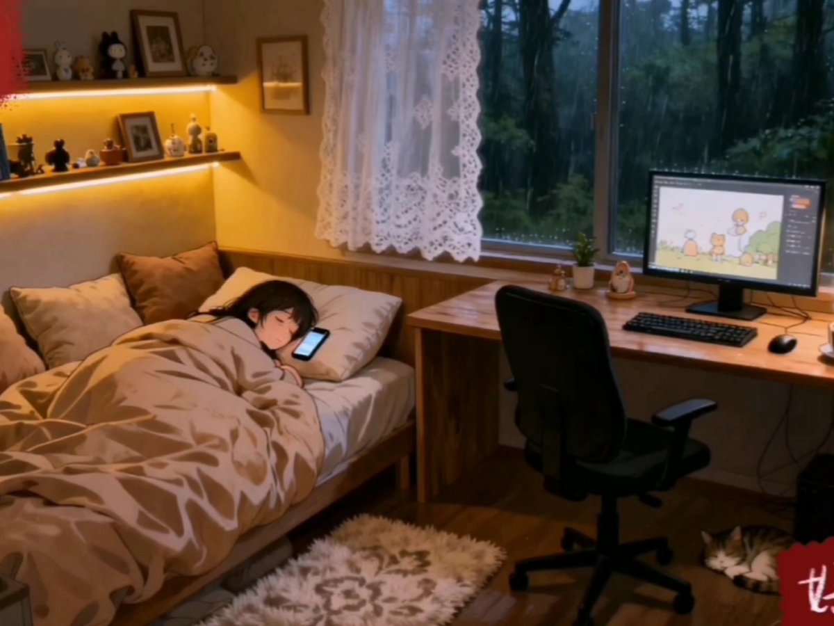 EbtorV's tweet photo. Spent the whole rainy afternoon curled up with my fluffy buddy—nothing beats this kind of cozy, purr-fect company https://t.co/pphVG7POWf