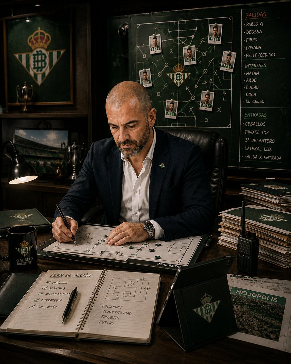 SECRETIBETIS's tweet photo. 🟢⚪ Lo que puede pasar esta semana en Heliópolis

Como llevamos comentando a lo largo de esta semana, se viene una semana bastante movida en el #Betis .

🔻 SALIDAS

• #PabloGarcía : el acuerdo está cerrado con el #HullCity . Pese a los intentos de presión para mejorar las condiciones, la operación sigue adelante y Pablo lo sabe.

• #Deossa : su salida es una realidad y debería quedar resuelta como muy tarde el miércoles.

• #Firpo : se esperan intereses. Si finalmente sale, el Betis buscará cubrir su marcha con otro lateral izquierdo.

• #Losada : salida 100%. La prioridad es un traspaso, aunque tampoco se descarta una cesión con opción de compra.

• #Petit : saldrá cedido.

• #AssaneDiao : atentos porque pueden llegar millones por Assane y su situación podría generar un movimiento importante en el mercado.

Además, se esperan ofertas/intereses por #Natan , #Abde , #Cucho (Ojo con un posible rumor del #Barcelona ) , #Roca y #LoCelso . No significa que todos vayan a salir, pero sí que pueden llegar movimientos por ellos.

🟢 ENTRADAS

• #Ceballos : está prácticamente cerrado y todo apunta a que será uno de los próximos movimientos en hacerse oficial.

• Pivote: #Ambrabat sigue siendo una opción, pero si el marroquí no rebaja sus pretensiones y Frendrup mantiene su predisposición, el danés puede convertirse en la alternativa definitiva.

• 3.º delantero: se busca un perfil libre o cedido simple, sin realizar una gran inversión. Podría ser veterano 1+1 de contrato (Ejemplo #Joselu )

• #Bouaré : se espera que en los próximos días acepte la oferta de renovación del Betis.

• Y, como siempre, salida por entrada: se cubrirán las bajas que se produzcan en determinadas posiciones.

📆 Semana clave.
Con #DaniCeballos prácticamente cerrado y varias salidas encaminadas, #Fajardo tiene mucho trabajo por delante. 👀

Se viene una semana MUY movida en Heliópolis.

#RealBetis