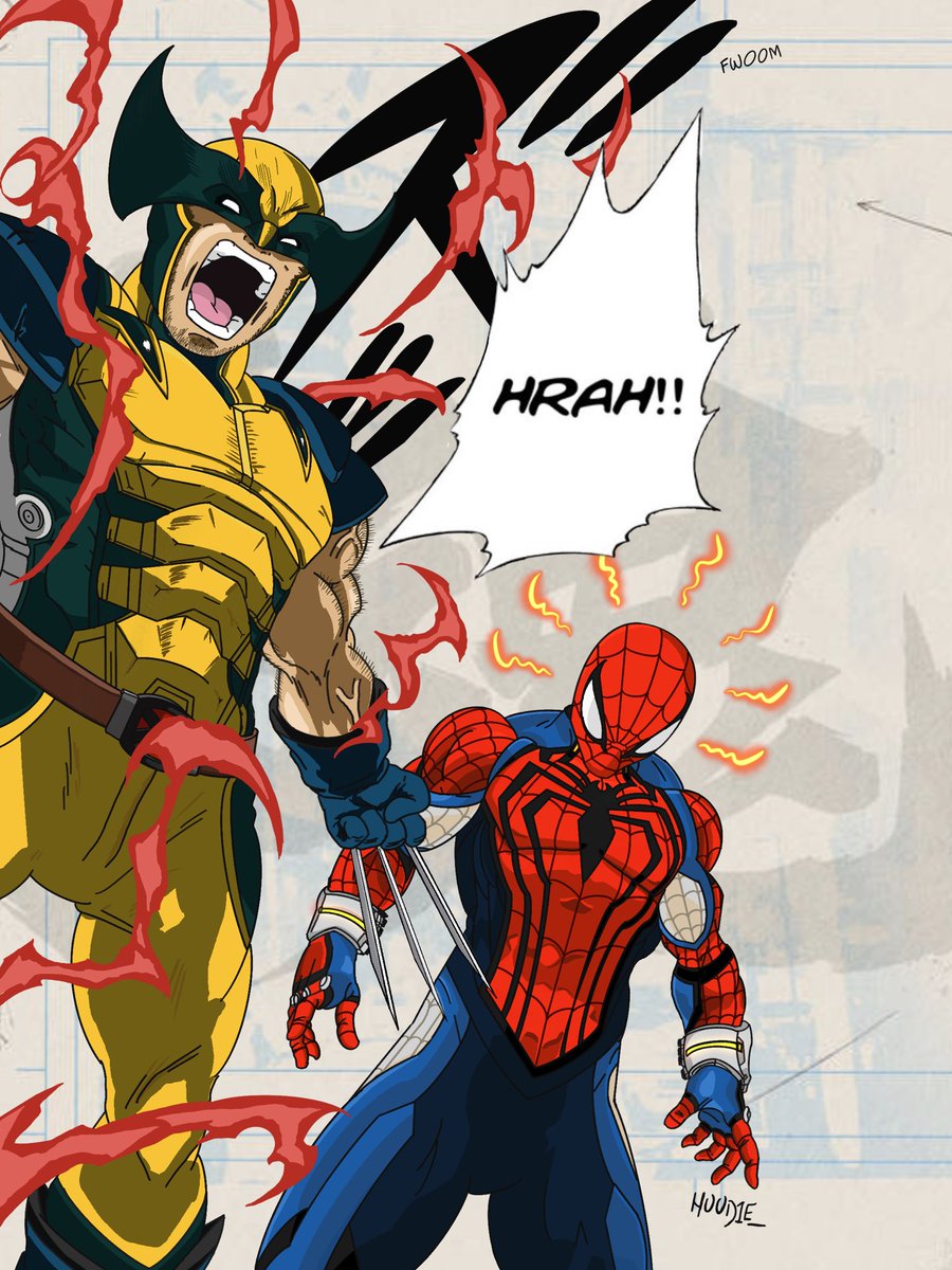 hood1e__'s tweet photo. For those going from Dragon Ball FighterZ to @MARVELTokon 

@DotoDoya @maximilian_ #wolverine #spiderman #fighterz #marveltokon #dragonball https://t.co/qdhurDsKdS