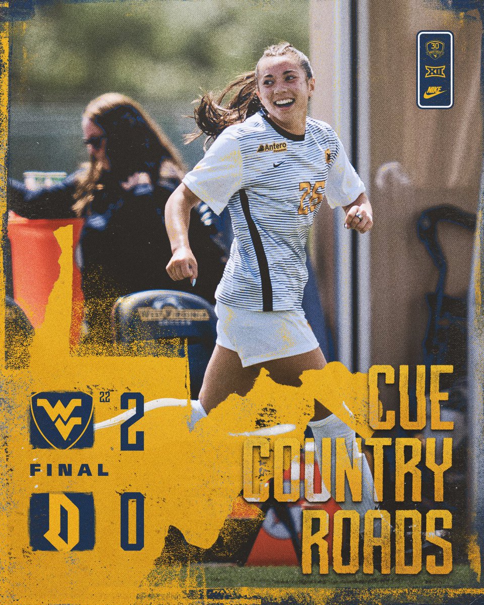 wvuwomenssoccer's tweet photo. CUE COUNTRY ROADS!!!! 🎶

#HailWV https://t.co/zMq2l1IQ6f