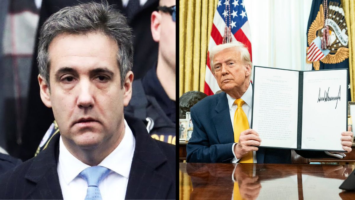 Swamp__Watch's tweet photo. JUST IN: Michael Cohen is now reportedly seeking a pardon for his tax crimes from Trump. https://t.co/JenpklkFuA