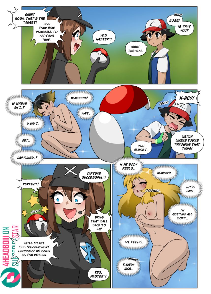 4Headboiii's tweet photo. Sexual relief grunt Rosa gets assigned her next target to capture~!!❤️‍🔥🫡

this time its Ash~!🥰

wait... Ash??!🤯🤯
but hes a guy!!😳♂️

...teehee~😋
not for loonngggg~~~😘😵‍💫♂️➡️♀️💗 https://t.co/iHCzrNk4Td