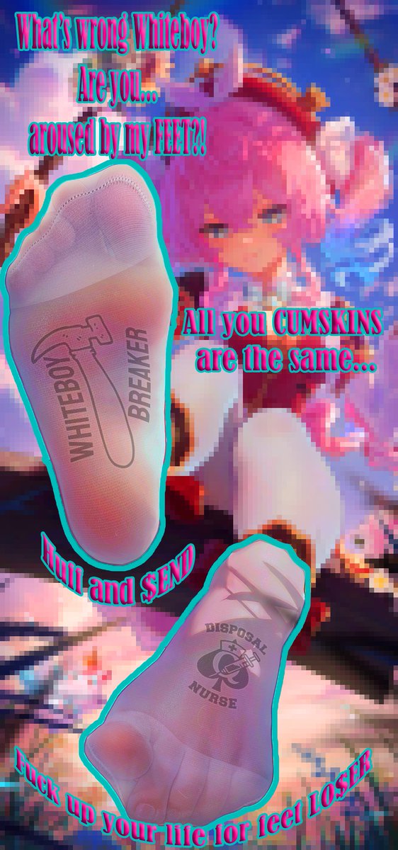 Blacked_Healer's tweet photo. Fuck up your life for feet, loser...
You know you will...

#2dfd #blackededit #qosedit #findom https://t.co/6Tbkkyv3VL