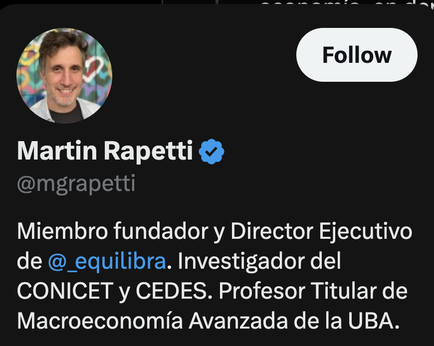 PregoneroL's tweet photo. @mgrapetti La bio indica altisimos niveles de impuestos en sangre https://t.co/uzgoZcw6al