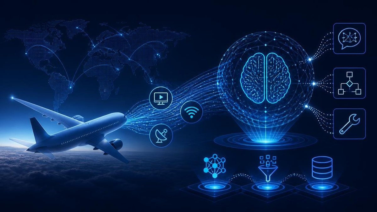AI_Global_JP's tweet photo. Panasonic Avionicsは、AWSおよびAWS Generative AI Innovation Centerと連携し、Amazon Bedrock、Amazon SageMaker、AWS Glue上で、機内エンターテインメント・通信（IFEC）の問題を診断するエージェント型AIシステムを構築。グローバルな機体群を対象に、診断時間を数時間から数分へ短縮しつつ、精度を維持したとしています。

#生成AI #航空

つまり、Panasonic AvionicsがAWSと組み、機内エンターテインメントと通信の不具合を診断するエージェント型AIを、Bedrock、SageMaker、Glueの上で作った、という話です。診断時間を数時間から数分へ縮めつつ精度は維持した、としています。

AI Global Insightsの見方: AI Global Insightsの見方：航空機のIFEC診断にエージェント型AIを適用し、診断時間の短縮と精度維持を両立した事例です。複数のAWSサービスを組み合わせた実装にも注目できます。
https://t.co/ABm8lx2ItM