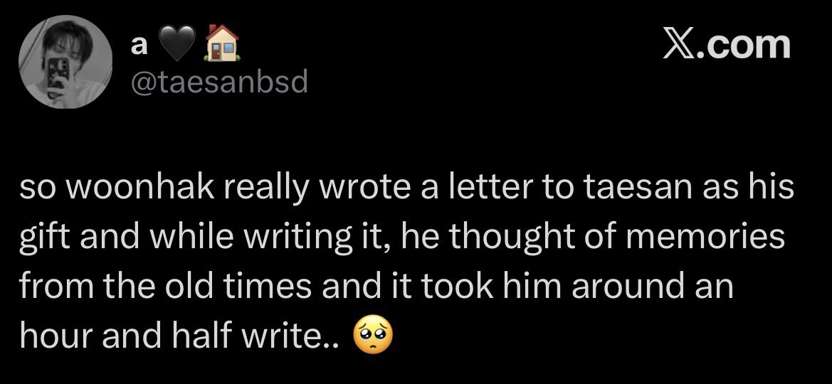 kumawoon's tweet photo. woonhak:(( they say everyone has a different language of love and when you love someone, you learn to understand theirs.. i think that’s exactly how he loves &amp; sometimes through it that mature side of him just shows so naturally https://t.co/XdcO87wABU