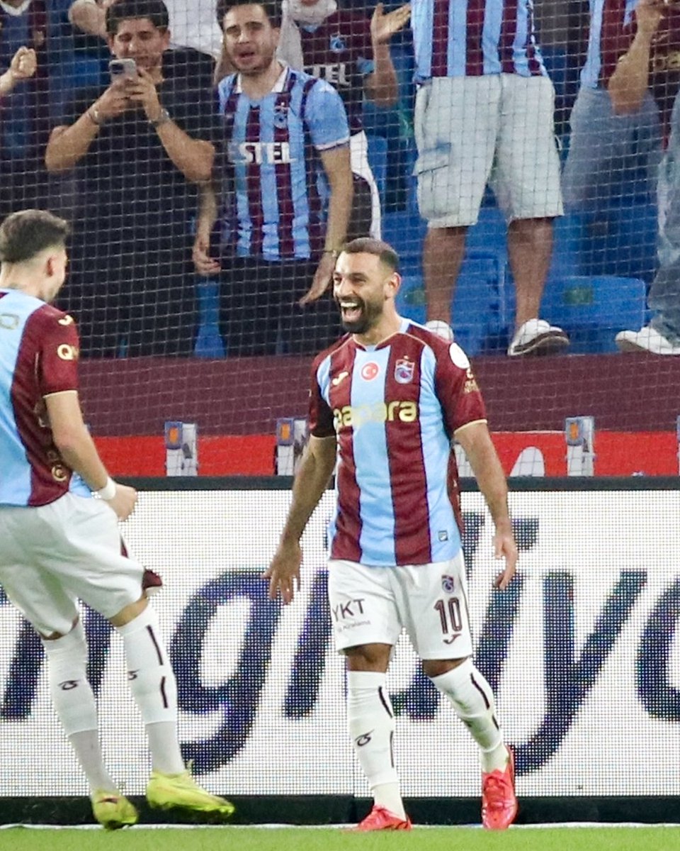 brfootball's tweet photo. Mo Salah scored his first goals for Trabzonspor in a 2-1 win against İstanbul Başakşehir.

What an entrance 👑 https://t.co/nfkrHGR2In