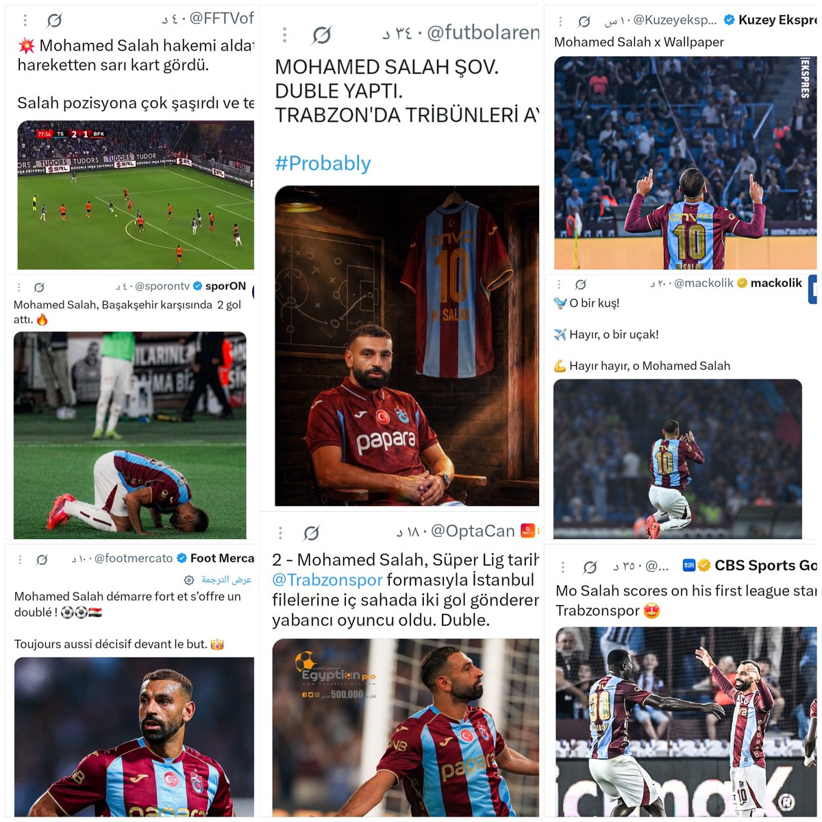 EgyProf's tweet photo. محمد صلاح حديث الصحف العالمية 🔥🚨

🗞️ صحيفة "ذا صن": "صلاح يلقي التحية على الدوري التركي."

🗞️ صحيفة "ليكيب": "لا بد أن بشكتاش يشعر بخيبة أمل كبيرة لعدم تمكنه من ضم محمد صلاح."

🗞️ شبكة "سكاي إيطاليا": "نادي طرابزون سبور التركي العملاق مستعد للهيمنة على الدوري التركي." 

🗞️ صحيفة "أبولا": "من المؤكد أن محمد صلاح قد اتخذ الخيار الأفضل لنفسه." 

🗞️ صحيفة "ماركا": "حقق طرابزون أكبر صفقة انتقال في تاريخ كرة القدم التركية بضمّه لصلاح."
