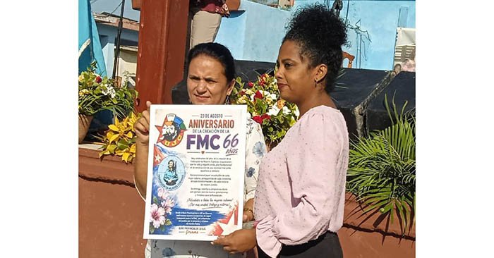 twittinven's tweet photo. Felicidades Federadas! FELICITACIONES A LA FMC en su 66 Aniversario de fundada. #CubaVencerá #CubaEstaFirme #CubaEsPaz #CubaEsAmorYSolidaridad https://t.co/U5hrV8Q8ZX