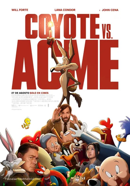 Crash_Wiley's tweet photo. Now that I've finally seen Coyote Vs Acme, I can say with all my heart that this is DEFINITELY a must-see! HOLY SHIT THIS FILM WAS AMAZING!!!

I laughed, I loved, I cried, and I cheered. This was definitely worth fighting for and I'm grateful I got to see it! https://t.co/Ci9mXOKJ6E