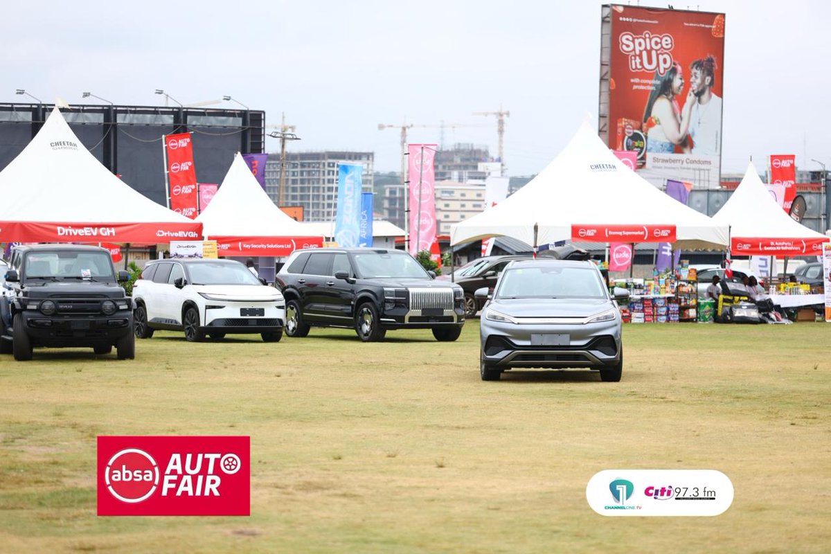 Citi973's tweet photo. 🚘 A car is a big investment, protect it with @Hollard . 🛡️

The @AbsaGhana Auto Fair isn't just about finding your dream car – it's about protecting it too. 

#AbsaAutoFair #CitiNews #ChannelOneTV #CitiFM #Ghana https://t.co/5GHXQba2u6