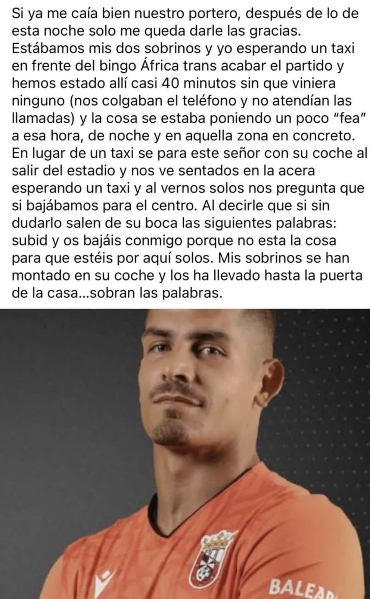 NanoCaballa_'s tweet photo. En Ceuta todos te conocemos pero has vuelto a demostrar la gran persona que eres @gvallejo_13 

Hay que estar todos unidos y no rendirnos

Gracias una vez más Guille🖤 https://t.co/YTxM0EbLoC