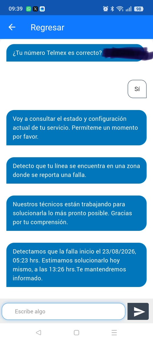 mz_bourdie's tweet photo. @Telmex y @TELMEXSoluciona llevo todo el día sin servicio, así como mandan la factura desde cuatro días antes de que acabe el mes así debería de dar atención💩💩💩💩 https://t.co/QLmRhAybOf