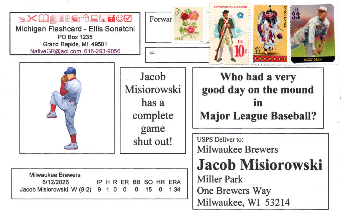 EllisSonatchi's tweet photo. @MLB I hope the Little Leaguers know how good of a day Jacob Misiorowski had on the earlier this season! https://t.co/zNniu3wPxj