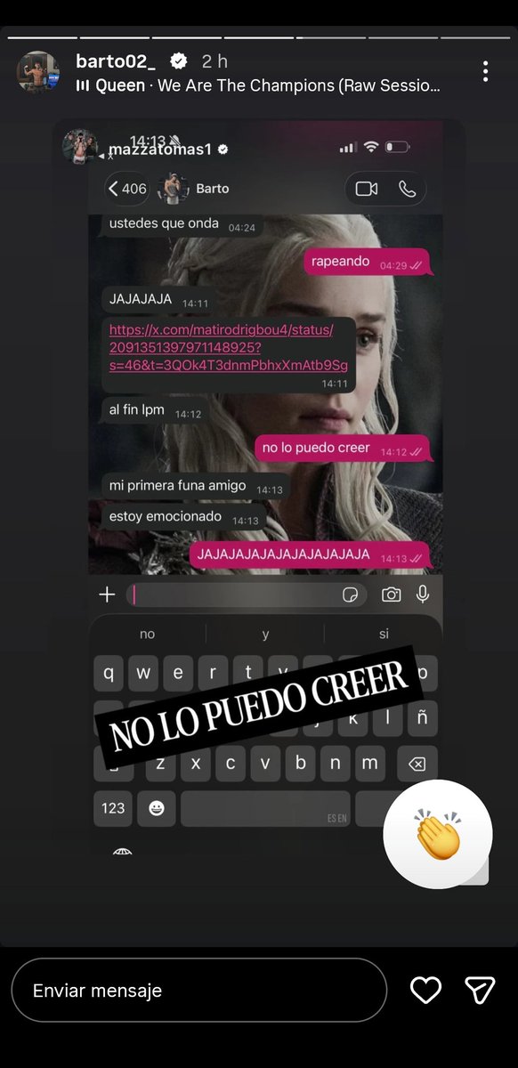 MatiRodrigbou4's tweet photo. En lugar de PEDIR DISCULPAS, se muestra en su propio perfil de instagram como "ORGULLOSO" por su "FUNA"? 

Hasta que punto tenemos que llegar para actuar? Por si fuera poco @MazzaTomas se ríe de la situación.

CONCIENCIA.

#tomasmazza #argentina #tendencias https://t.co/AcH23ME0Io
