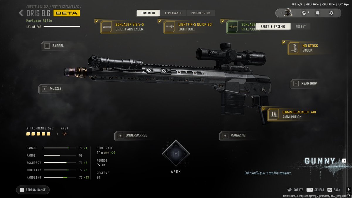 Cl6ne's tweet photo. Best and Fastest Sniper Class Setup for the Oris 8.6 marksman rifle on MW4 Beta! 🤝 https://t.co/yoOjkMlcJa