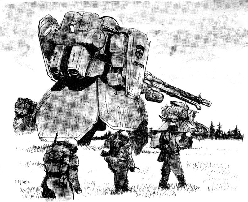 Urrlittledevil's tweet photo. Oh to be a infantryman walking along giant armored machines https://t.co/7KhCplcNwk