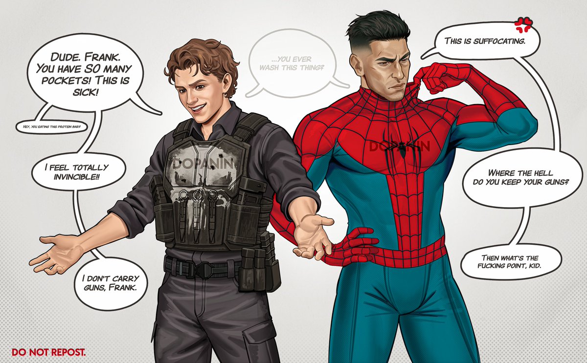 dopanin's tweet photo. little wardrobe change  

#spideycastle #spideyskull #spiderman #thepunisher https://t.co/KlrikMibGK