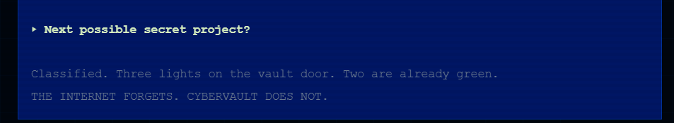 NZ0948's tweet photo. @cyberleak 
I don't know what the secret is, but the wait is starting to get long. https://t.co/wKM7G8tS4y