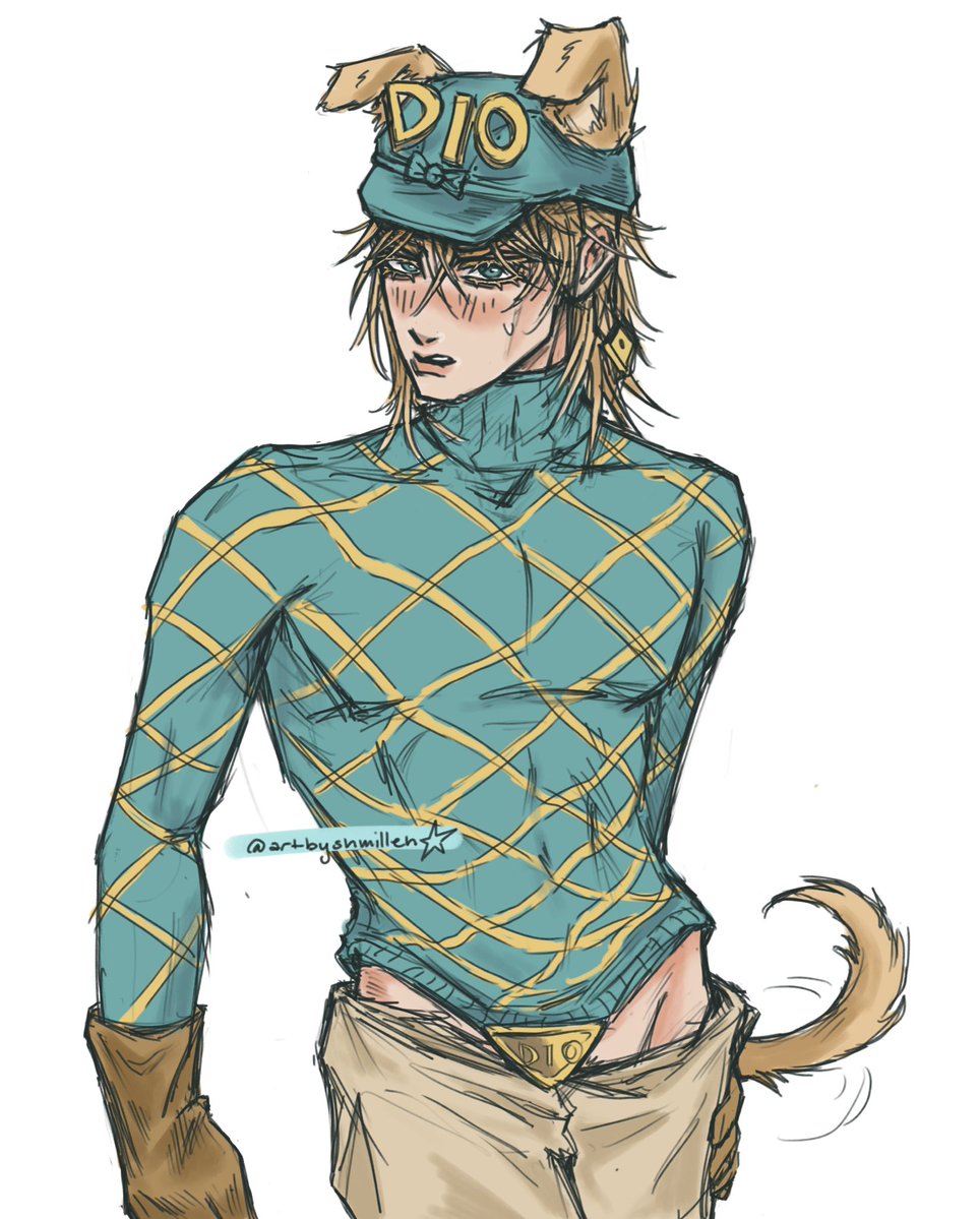 artbyshmilleh's tweet photo. puppyboy diego 🤭🤭 #jjba #jjbaart #sbr https://t.co/CYxTPTihKq