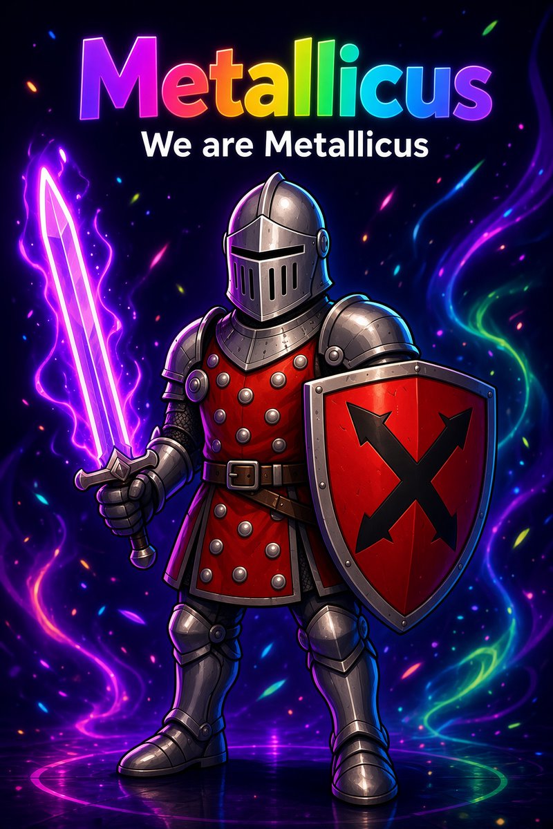32axelac's tweet photo. We are Metallicus https://t.co/26u55BHbxT