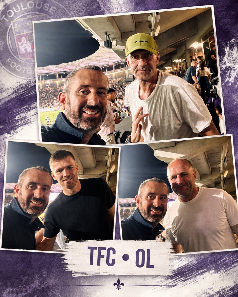 Axel_psk's tweet photo. 📸 Quelques photos prises avec des fans au stadium hier… toujours un plaisir de leur accorder un peu de tps ! 
#barthez #healy #servat https://t.co/Xs1oqijLP2