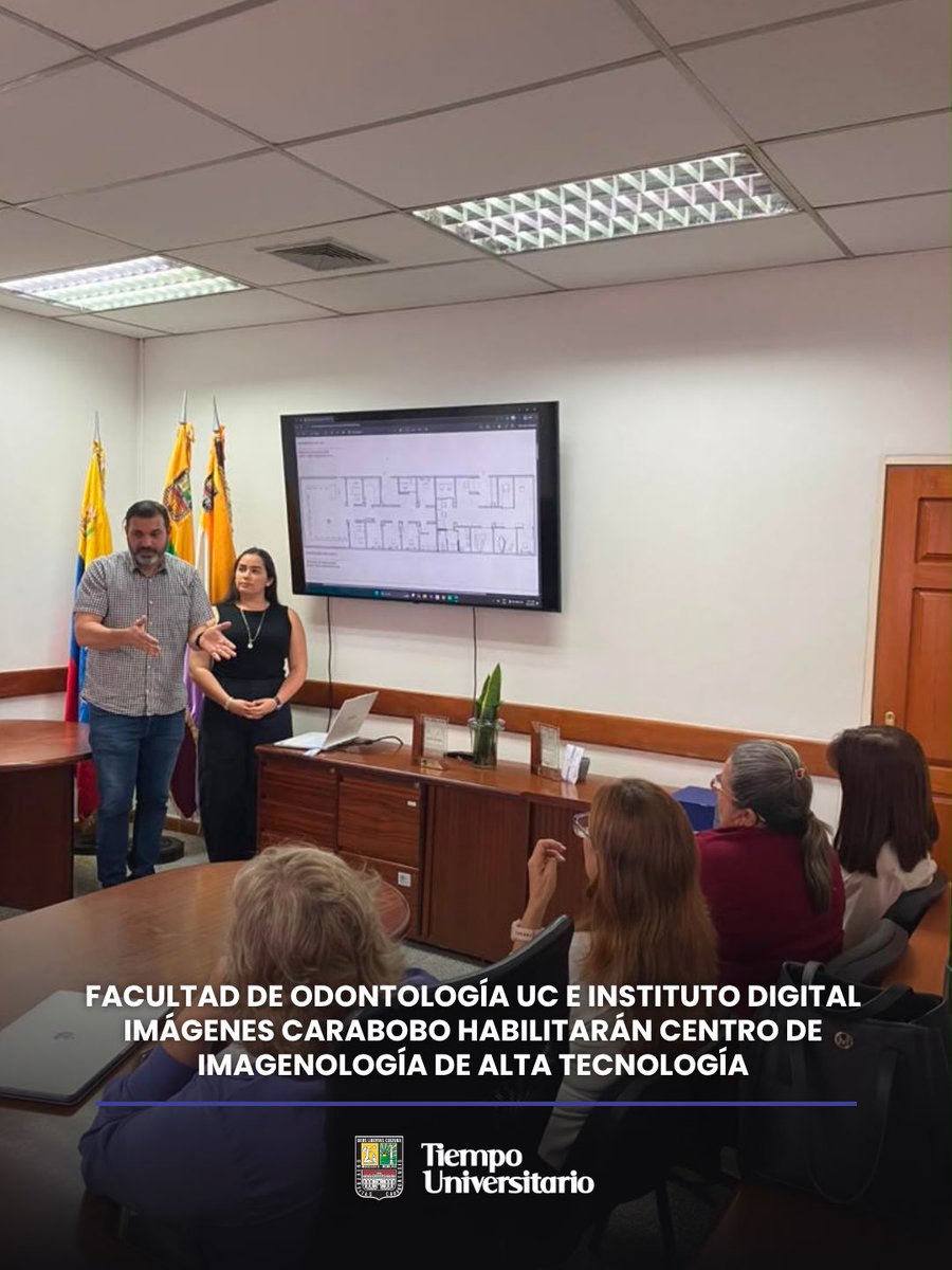 TiempoUC's tweet photo. #Noticias @UC_Odontologia e Instituto Digital Imágenes Carabobo habilitarán Centro de Imagenología de alta tecnología || Modelo de vanguardia para estudiantes de pregrado y postgrado.

https://t.co/dfGihXwquc https://t.co/1CPdRwwfH7