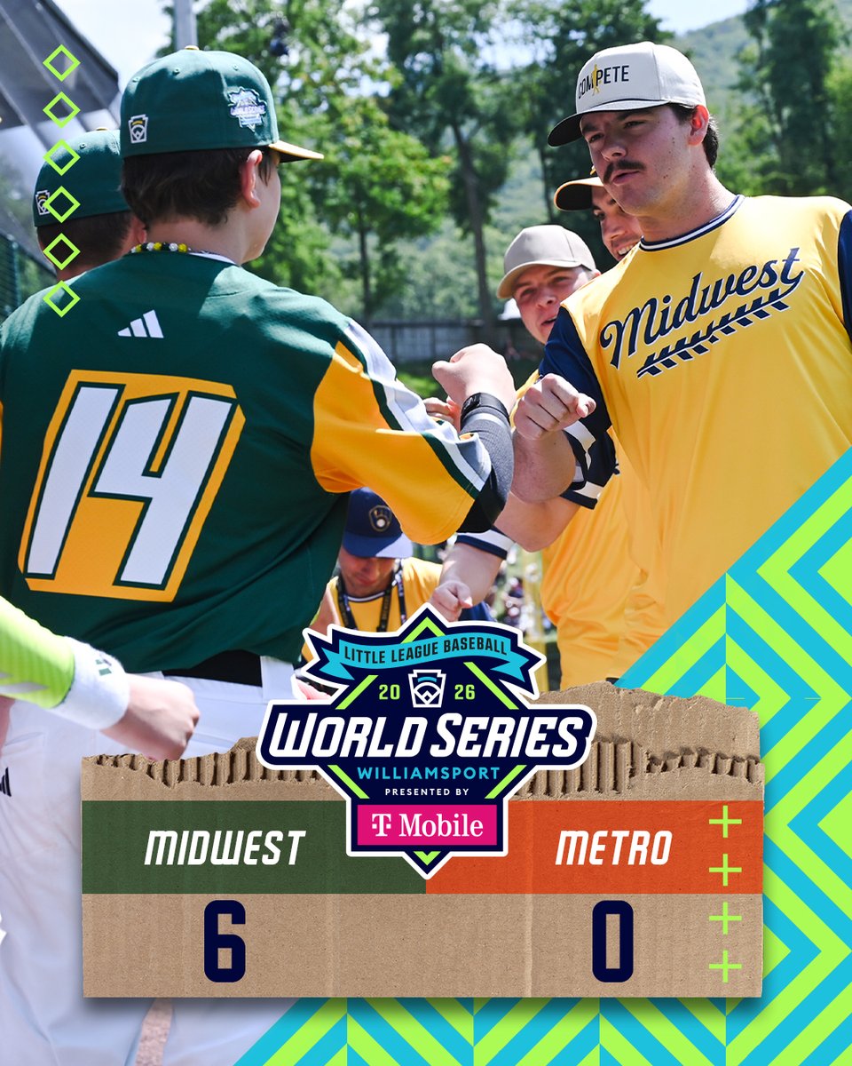 LittleLeague's tweet photo. MIDWEST MAGIC CONTINUES. https://t.co/FRzj8fIZGu