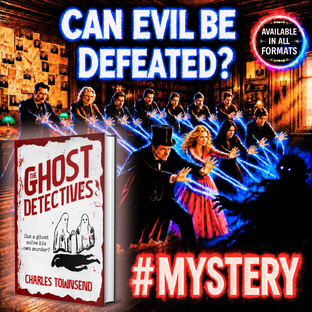 TwBookClub's tweet photo. Charlie is dead, but he’s not done. With Lizzie, he’s determined to expose his killer while helping the other ghosts track down Malice, an evil spirit linked to his murder. Can they trap Malice?

Find out in Charles Townsend’s “The Ghost Detectives” today.

Follow: @croquetmagic https://t.co/HOmgclamWm