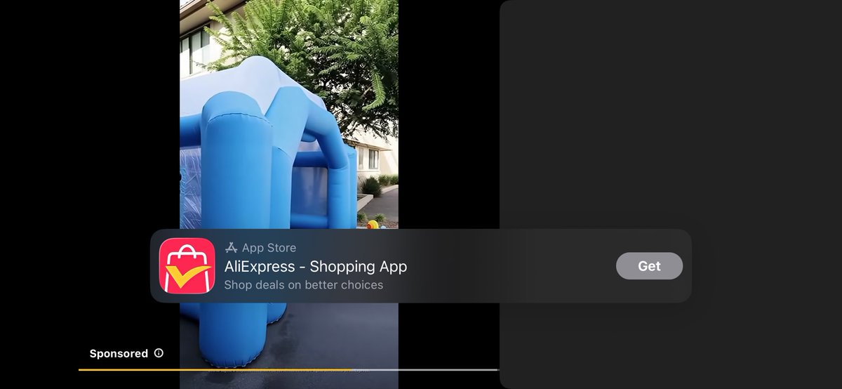 shanh456's tweet photo. The @YouTube app has become absolutely unusable. Why is there a blank half screen on the side? Why doesn’t the ad banner disappear after the ad? If I don’t close the ad banner on the side myself, it literally stays the entire duration of the video. 

At this point I am done with YouTube.