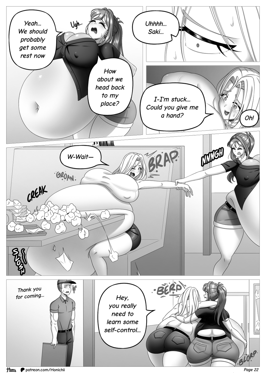 Honichii04's tweet photo. Saki's Unusual Life 2 Page 22

She says that like she didn't stuff herself too... anyway... https://t.co/Sa6dXnp24q