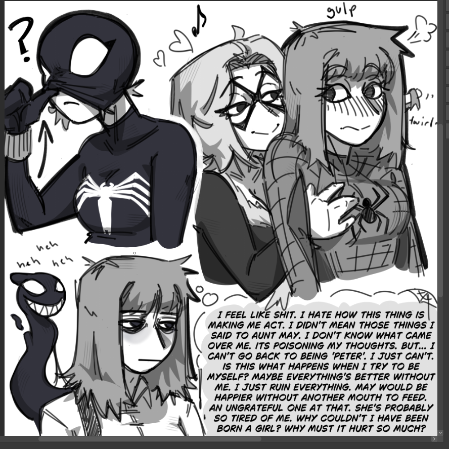 marcie_bug's tweet photo. petra parker this time :3 #spiderwoman #spiderman #petraparker https://t.co/l2OS2kHzRt