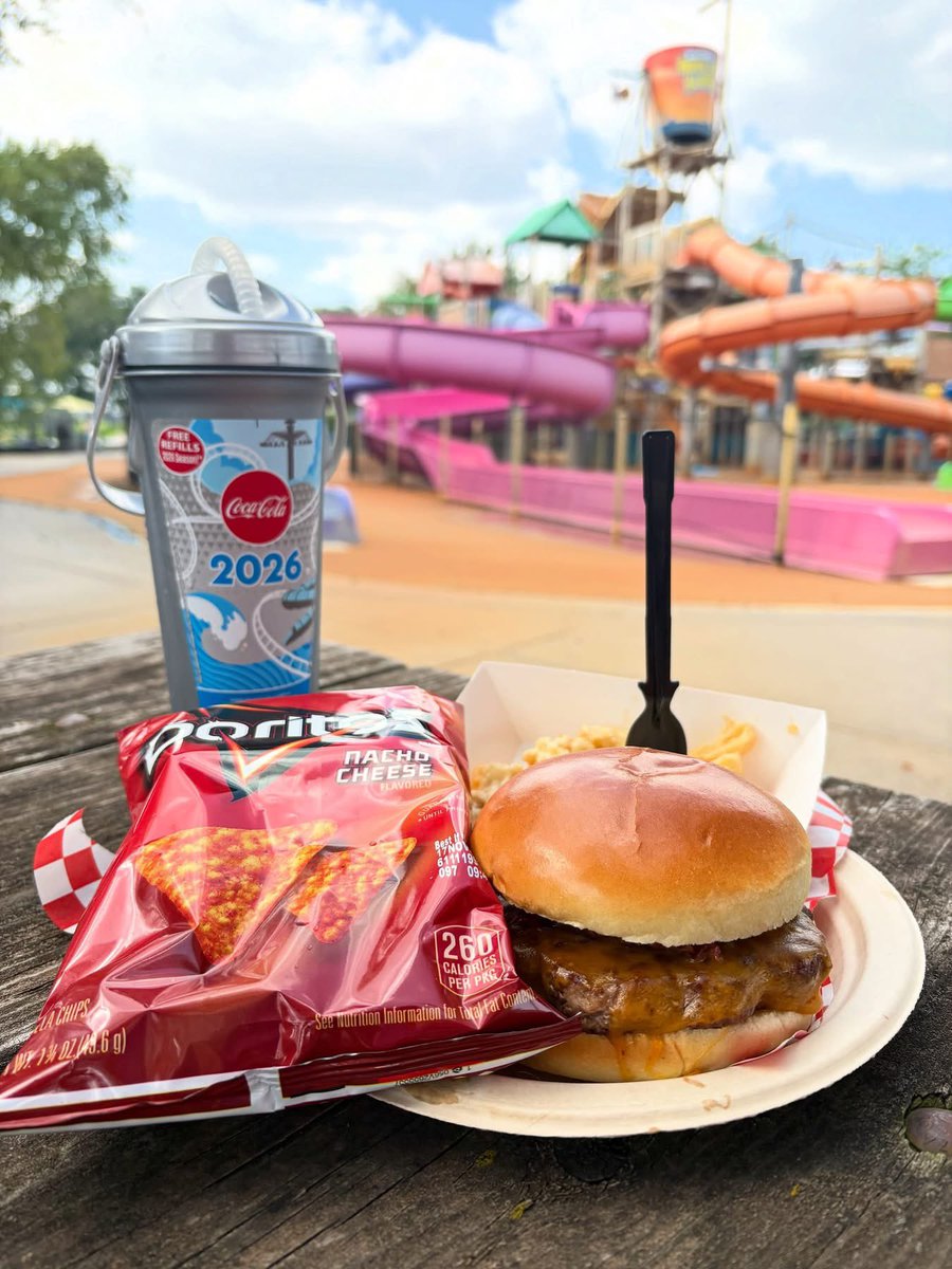 Giardiniera83's tweet photo. Went to the waterpark @HH_Rockford kid free and had a burger! 10/10 would recommend both! #Relaxation #SundayFunday #DadDayOut #Lunch https://t.co/TzI511xJIR