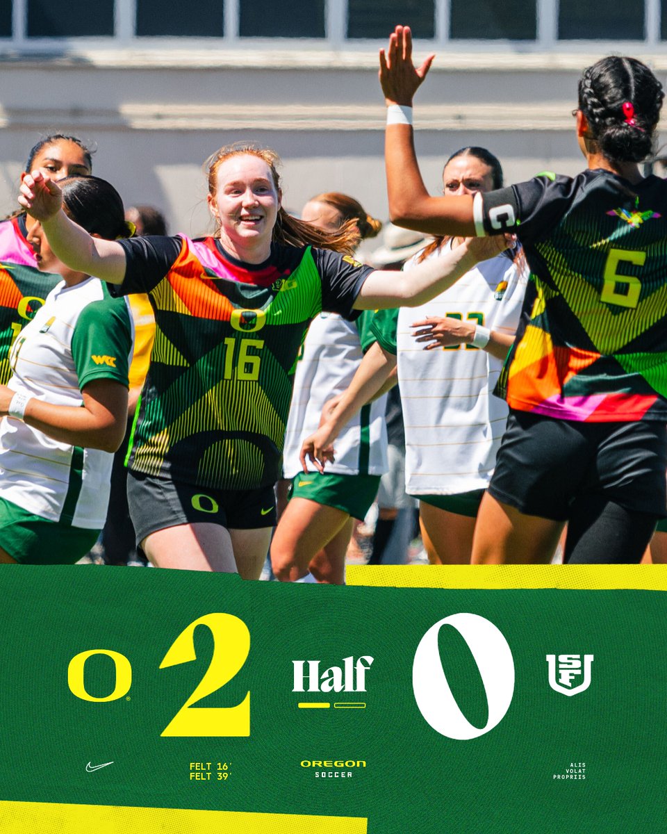 OregonSoccer's tweet photo. Ellie Felt and the Ducks take a 2-0 lead into the break.

#GoDucks https://t.co/laqh1YoYrx