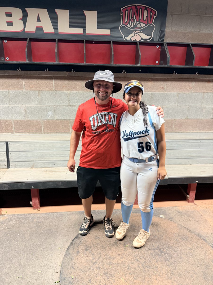 RaeGaitan2028's tweet photo. I had a great time competing and learning at the @UNLVSoftball camp! Thank you so much for the great experience. I learned so much about the school and campus and I can’t wait to be back. Go Rebels!!!
@Wolfpack_Watson https://t.co/p5q87i2wmL