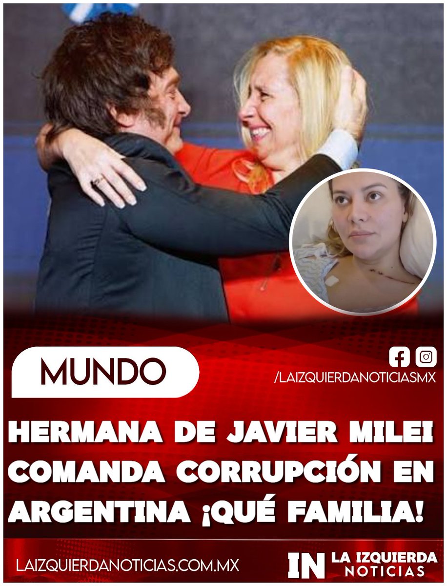 IzqNoticiasMx's tweet photo. SE LES CAE EL SHOW. Nadia Beller afirma que su ex esposo Fernando Cerimedo confesó que Karina Milei lideraba la corrupción en la ANDIS. Testimonio que podría generar un gran escándalo.
” https://t.co/xyKuOC1H5N